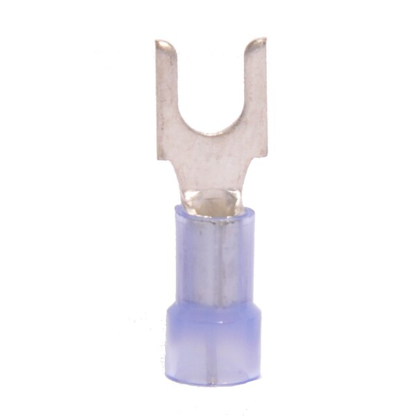 Fork Terminal, #8 Stud Size, 14 AWG, 600 V, Nylon Insulated, 1000 PK
